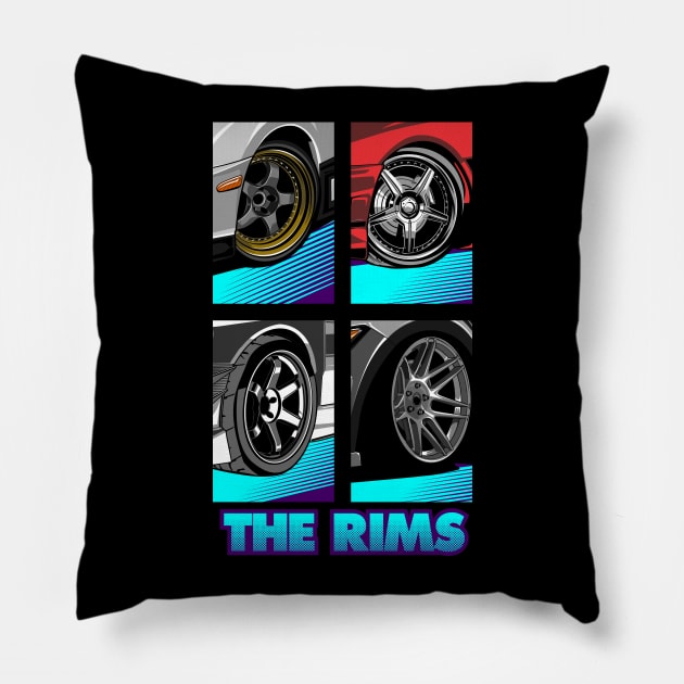 Rims 1 Pillow by aredie19