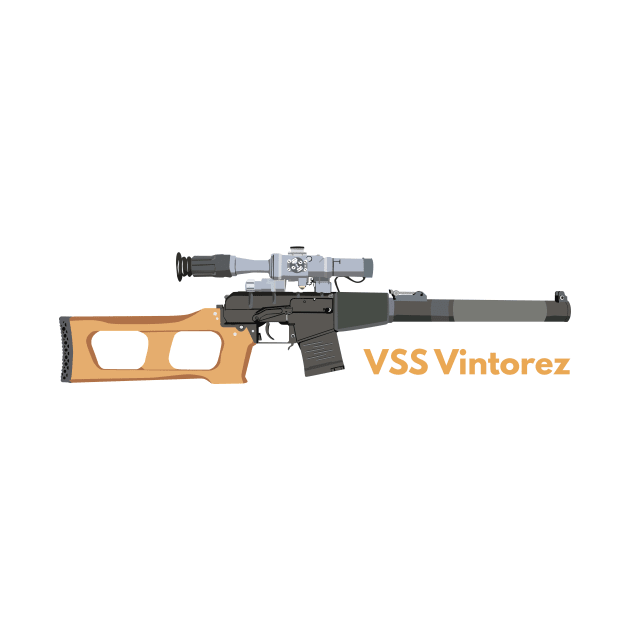 VSS Vintorez Soviet Special Sniper Rifle by NorseTech