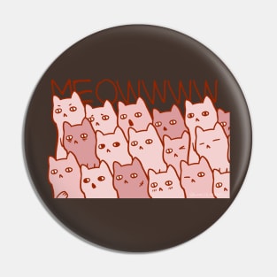 A bunch of cats by Sunnie Meowtlu Pin