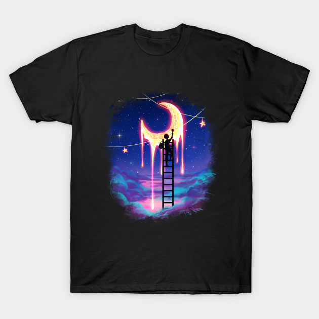 Paint The Moon Cloud - Galaxy - T-Shirt