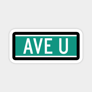 Ave U Magnet