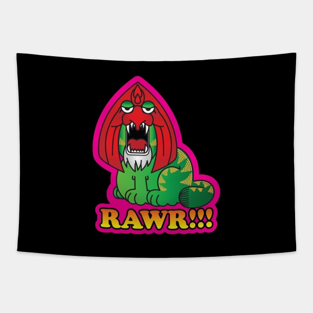 Rawr!!! Tapestry by OrneryDevilDesign