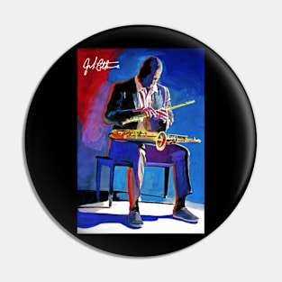 John Coltrane Painting Pin