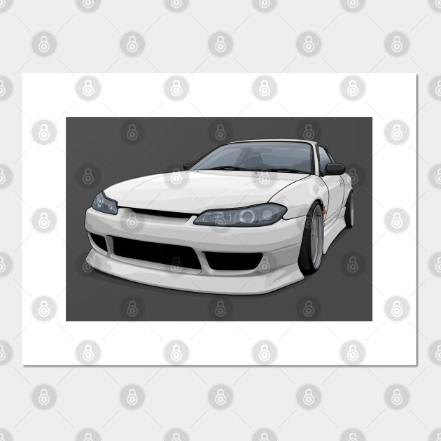 S15 Silvia Spec R White S15 Posters And Art Prints Teepublic