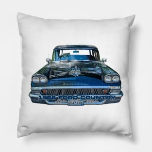 1958 Ford Country Squire Station Wagon Pillow