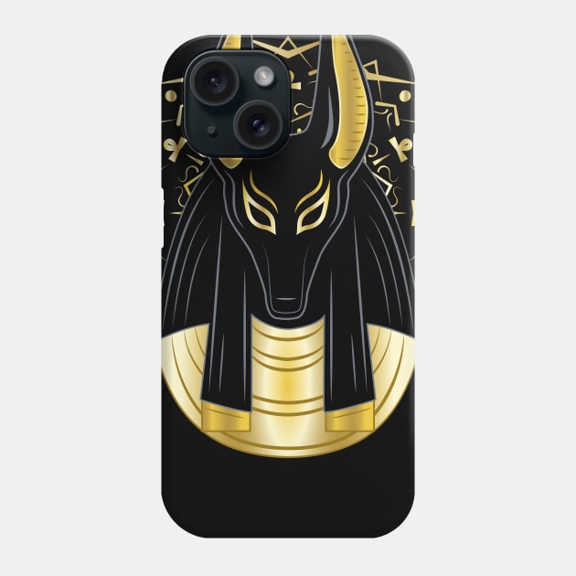 Anubis Phone Case by HagalArt