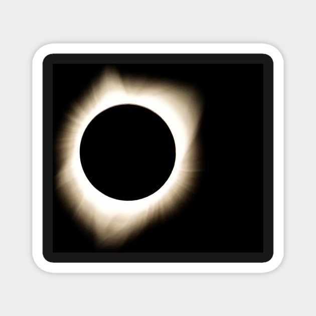 Solar Eclipse Totality Magnet by JeffreySchwartz