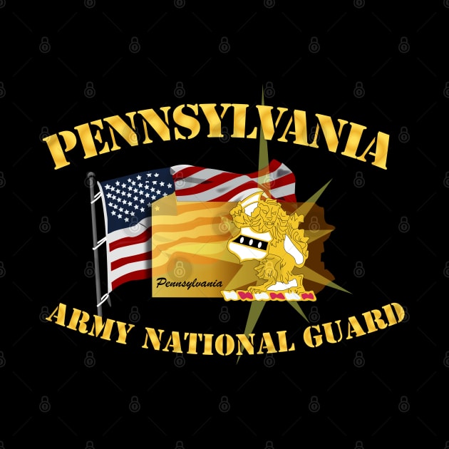 Pennsylvania - ARNG w Flag by twix123844