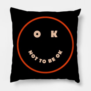 Smiley Face | OK Not To Be OK Pillow