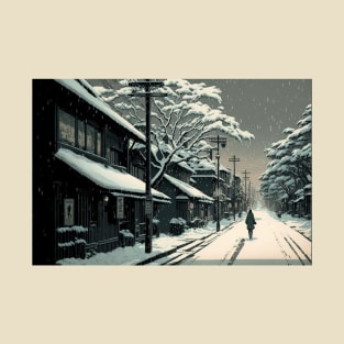 Hiroshima Streets in Winter T-Shirt