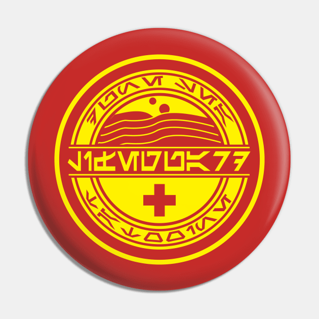 Dune Sea Lifeguard Yellow [Aurebesh] Pin by Karthonic