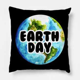 Earth day Pillow