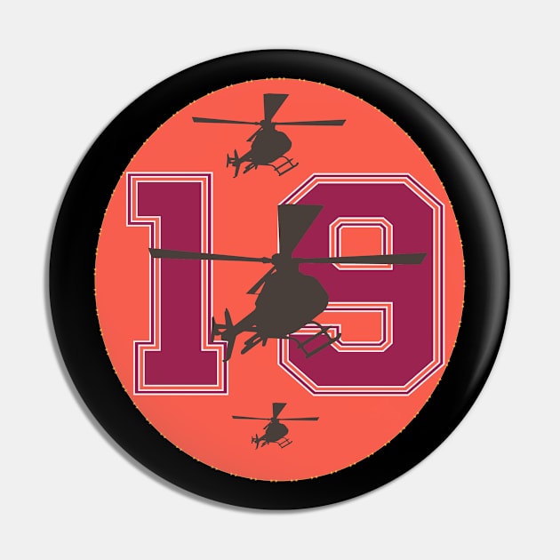 N-N-N 19 Nineteen Pin by Badsy