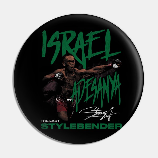 Israel Adesanya The Last Stylebender Pin by ganisfarhan