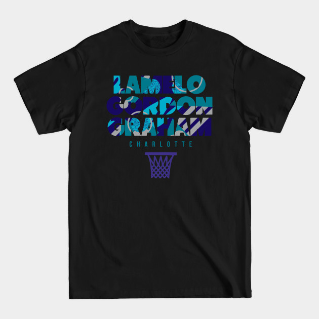 Discover Charlotte Basketball Trio - Charlotte Hornets - T-Shirt