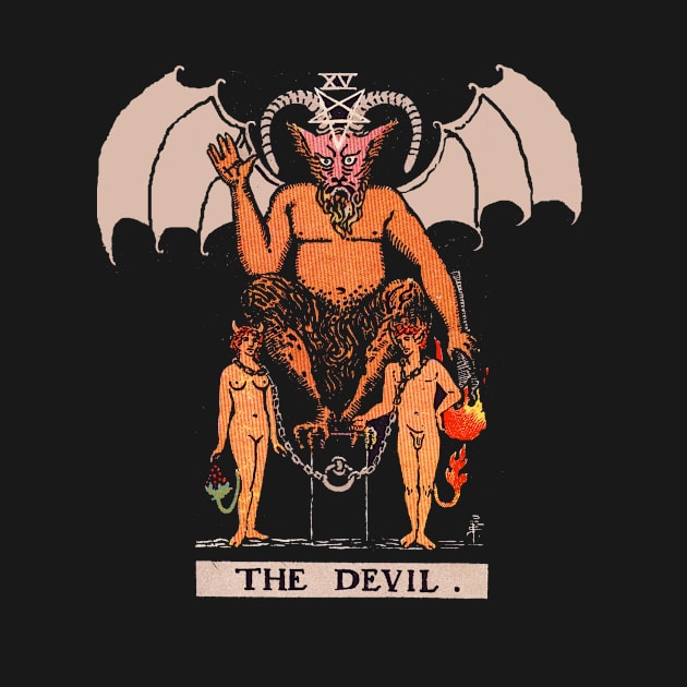 Tarot Card : The Devil by agapimou