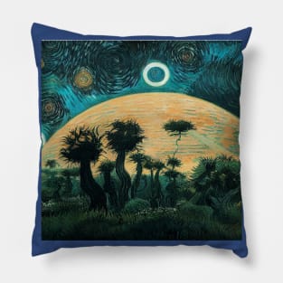 Starry Night in Kashyyyk Pillow