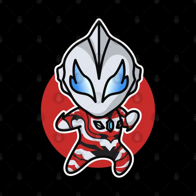 Ultraman Geed Chibi Style Kawaii by The Toku Verse