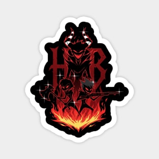 Blitzo x Millie x Moxxie Helluva Magnet