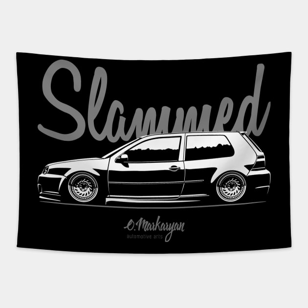 Slammed Tapestry by Markaryan