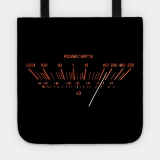 vu meter shirt Tote