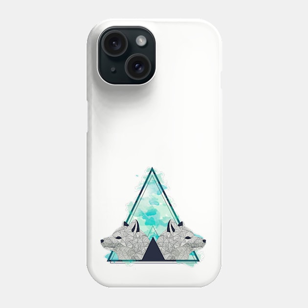 Foxes Phone Case by Agaf