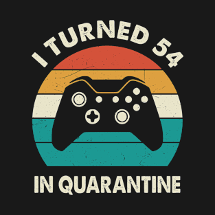 I Turned 54 In Quarantine - Sunset Retro Vintage 1966 54th Birthday Gift T-Shirt