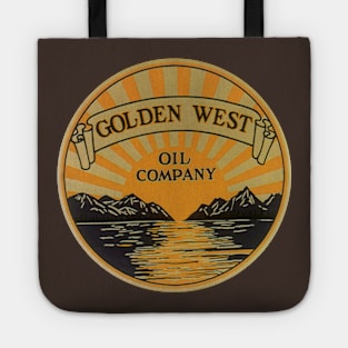 Vintage Golden West Oil Company Label Tote