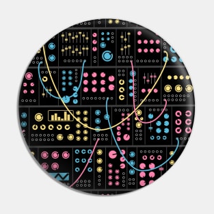 Modular Synthesizer Synthwave Pin