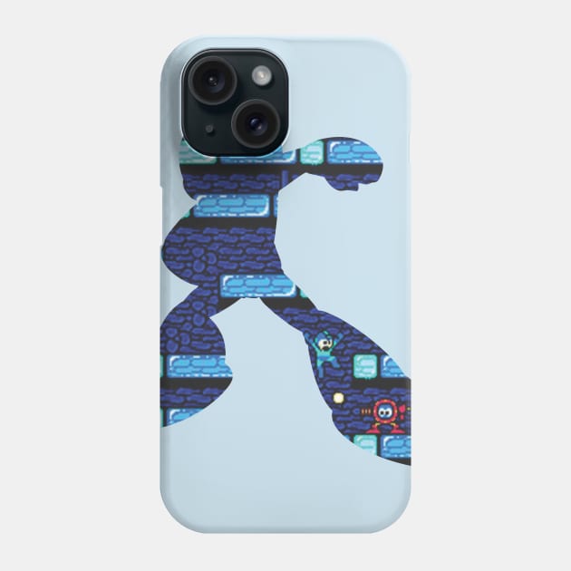 Mega Man - Background Cutout v.2 Phone Case by Desperado902