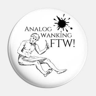 Analog wanking FTW! ancient greek design Pin