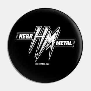 HM B&W Logo w/website Pin