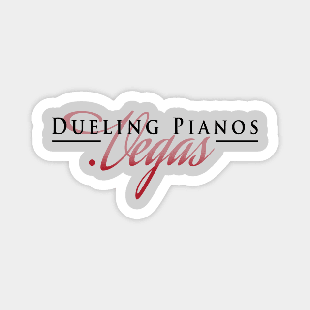 Dueling Pianos.Vegas Black & Red Stylish Magnet by DuelingPianos.Vegas