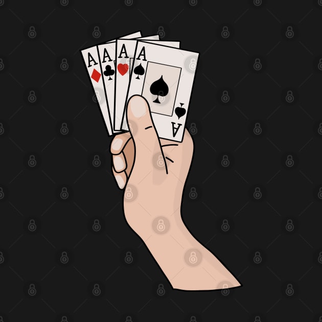 Four Aces Playing Cards by DiegoCarvalho