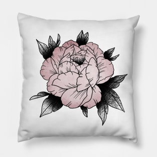 Blooming Peony Pillow