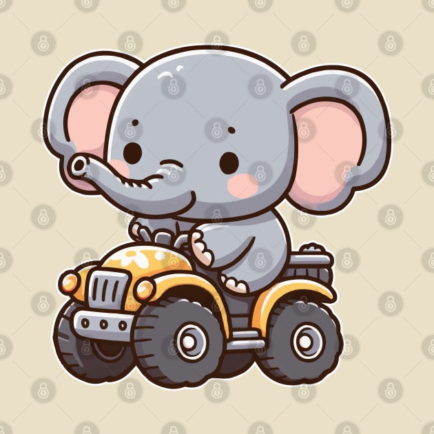 Cute elephant ATV by fikriamrullah