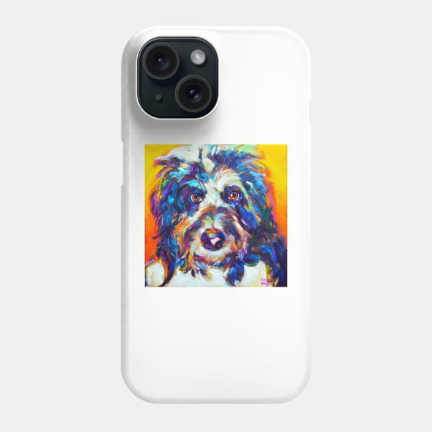 Max, the AussieDoodle Phone Case by RobertPhelpsArt