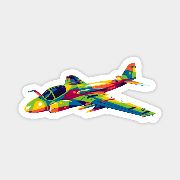 A-6 Intruder Magnet by wpaprint