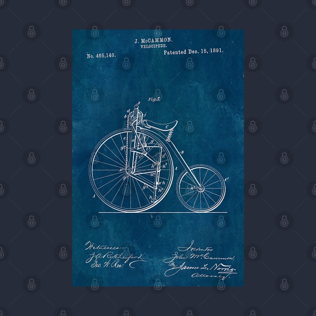 Blueprint Bicycle Patent by JoolyA