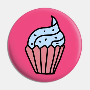 pink cupcake Pin