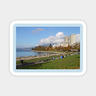 English Beach, Vancouver City, Canada Magnet