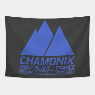 Chamonix Ski Resort France Mont Blanc Tapestry