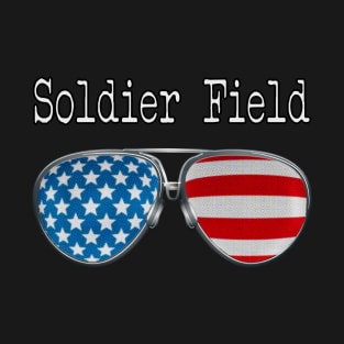 AMERICA PILOT GLASSES SOLDIER FIELD T-Shirt