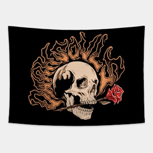 Skull Head "Darksovls" Tapestry