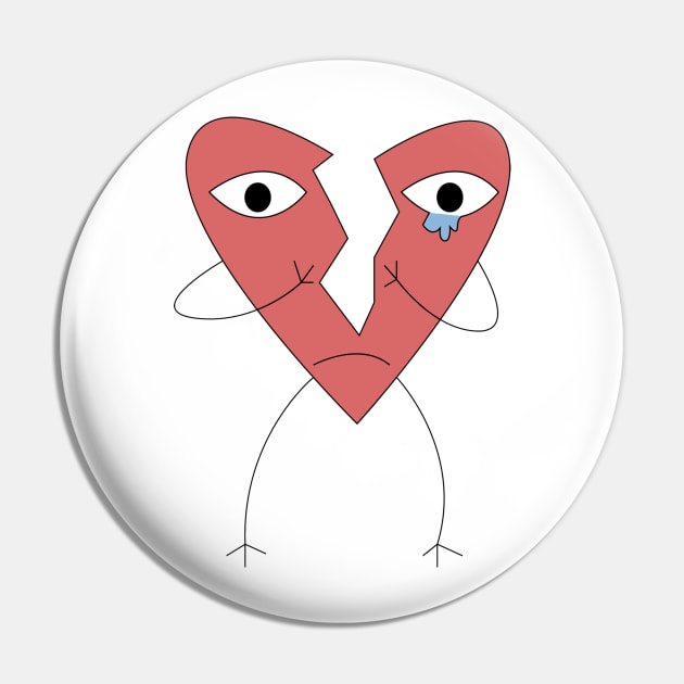 broken heart Pin by hezny_look