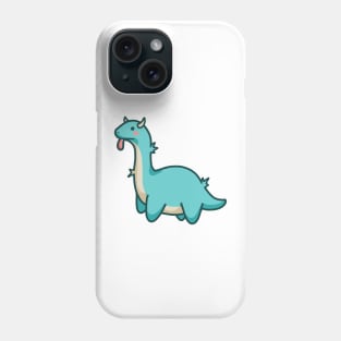 Cute dino, Wild Long Neck, Dinosaurus. Phone Case