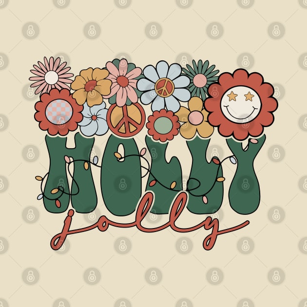 Holly Jolly Floral by Nova Studio Designs