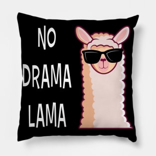 No Drama Lama Funny Gift Pillow