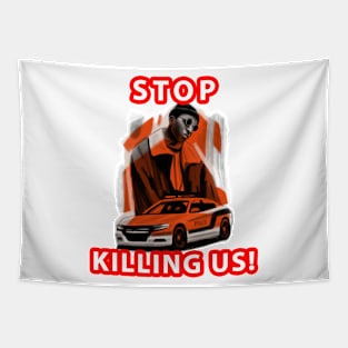 🤎 Stop Killing Us, Police, Black Excellence, Black History Tapestry