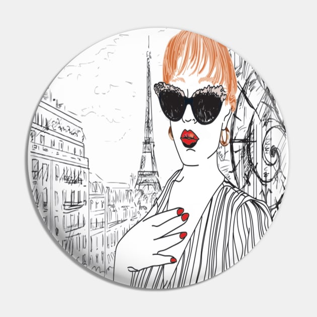 Parisian Holidays Pin by Le petit fennec